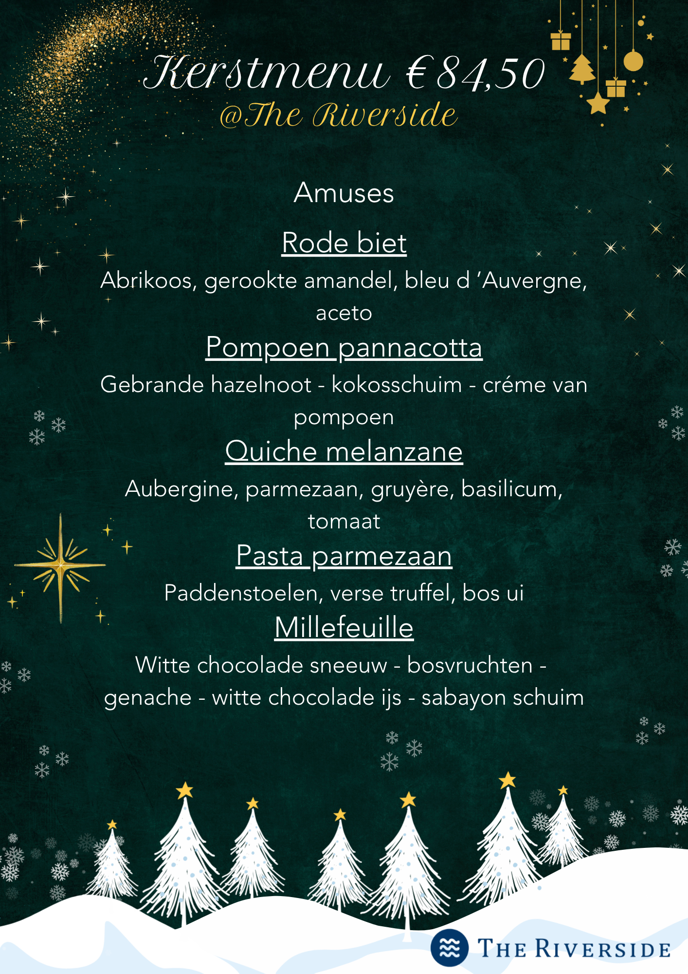 Vegetarisch kerstmenu 2025
